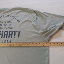 Carhartt Loose Men's Light Blue Crewneck Short Sleeve T-Shirt Size 2XL  image 15