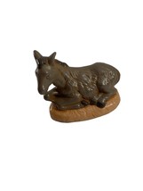 Vintage Atlantic Mold Nativity Donkey Christmas Hand Painted Replacement Piece - £11.68 GBP