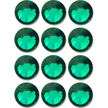 12 Emerald Flatback Swarovski Rhinestones 2028 SS7 - £6.28 GBP