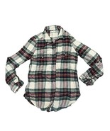 American Eagle Women’s Plaid Button Up Long Sleeve Shirt Size Small SO S... - $13.20 CAD