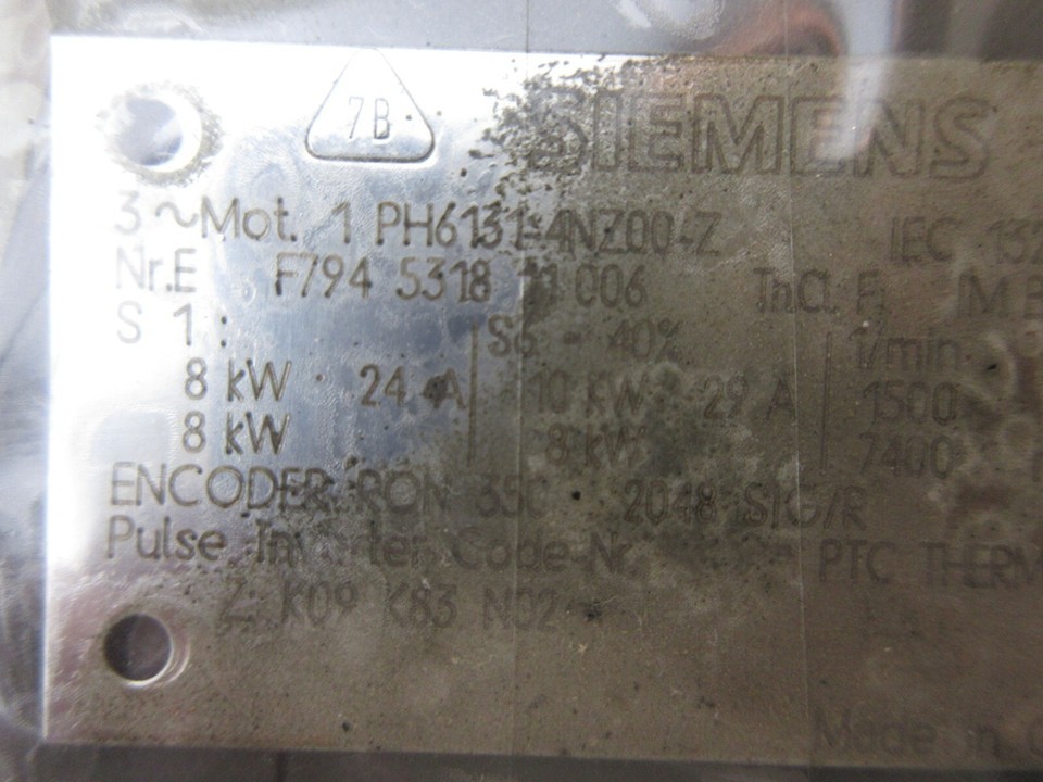 SIEMENS SPINDLE MOTOR ELECTRICAL BOX 1 PH6131-4NZ00-Z 085.20457 01 084.10606 Item image 3