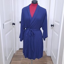 NEW Soma Robe Navy Blue SIze S/M small medium coordinating Short Kimono women&#39;s - £32.88 GBP