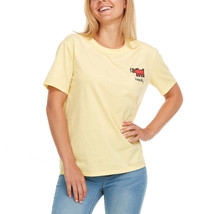 Keith Haring Womens Tshirt Tee Graphic Yellow Dog Pup Artsy Boho S M L X... - $23.95