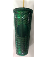 NEW Starbucks Green Studded Tumbler 24 oz VENTI - a St. Patrick&#39;s Day must! - £23.92 GBP