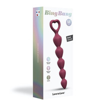 Love to Love Bing Bang Silicone Anal Beads Prune M - £20.42 GBP