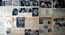THE BEATLES ~ 10 B&amp;W Vintage ARTICLES, Advertisements from 1966-1969 ~ Clippings - £7.89 GBP