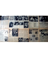 THE BEATLES ~ 10 B&amp;W Vintage ARTICLES, Advertisements from 1966-1969 ~ C... - £7.91 GBP
