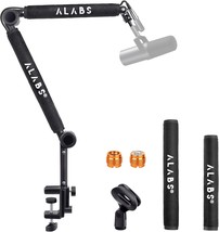 Alabs Boom Arm Mic Stand,Microphone Boom Arm 360°Adjustable Foldable Wit... - $39.95