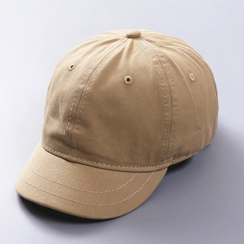 High Quality Unisex 100% Cotton Outdoor Short Brim Baseball Cap Snapback Fashion - £11.12 GBP