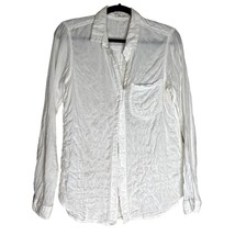 BELLA DAHL style#B2808-931 Made in USA pocket button down textured blous... - £32.02 GBP