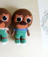 Handmade Jodi Platypus brother, crochet doll, 8&quot; amigurumi, stuffed animal - $35.64
