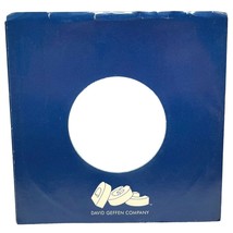 David Geffen Records Company Sleeve 45 RPM Vinyl DGC Blue White Logo - $9.89