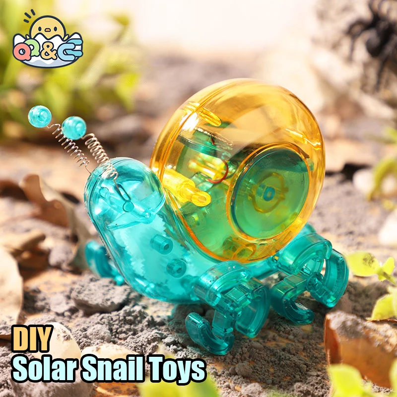 Science Experiment Solar Robot Toy Snail DIY Building Powered Learning To - £14.52 GBP+