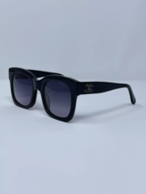 New CHANEL CH5357 c.501/S Square Acetate Sunglasses- Black Gray Lens - £204.87 GBP