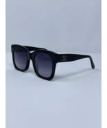 New CHANEL CH5357 c.501/S Square Acetate Sunglasses- Black Gray Lens - $260.00