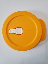 Tupperware Crystal Wave Orange 7372A Replacement Seal Top Lid 6.25” Round - £7.82 GBP