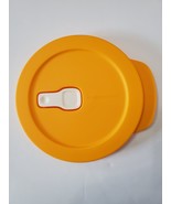 Tupperware Crystal Wave Orange 7372A Replacement Seal Top Lid 6.25” Round - £7.82 GBP