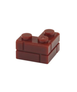 SM Red Brick Corner Construction Brick Piece Custom Minifigures  - $7.89
