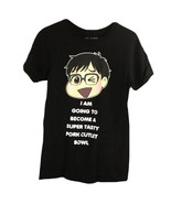 Crunchyroll Yuri on ICE Japan Anime Manga Black T-shirt Sz Small Figure Skating - $14.84