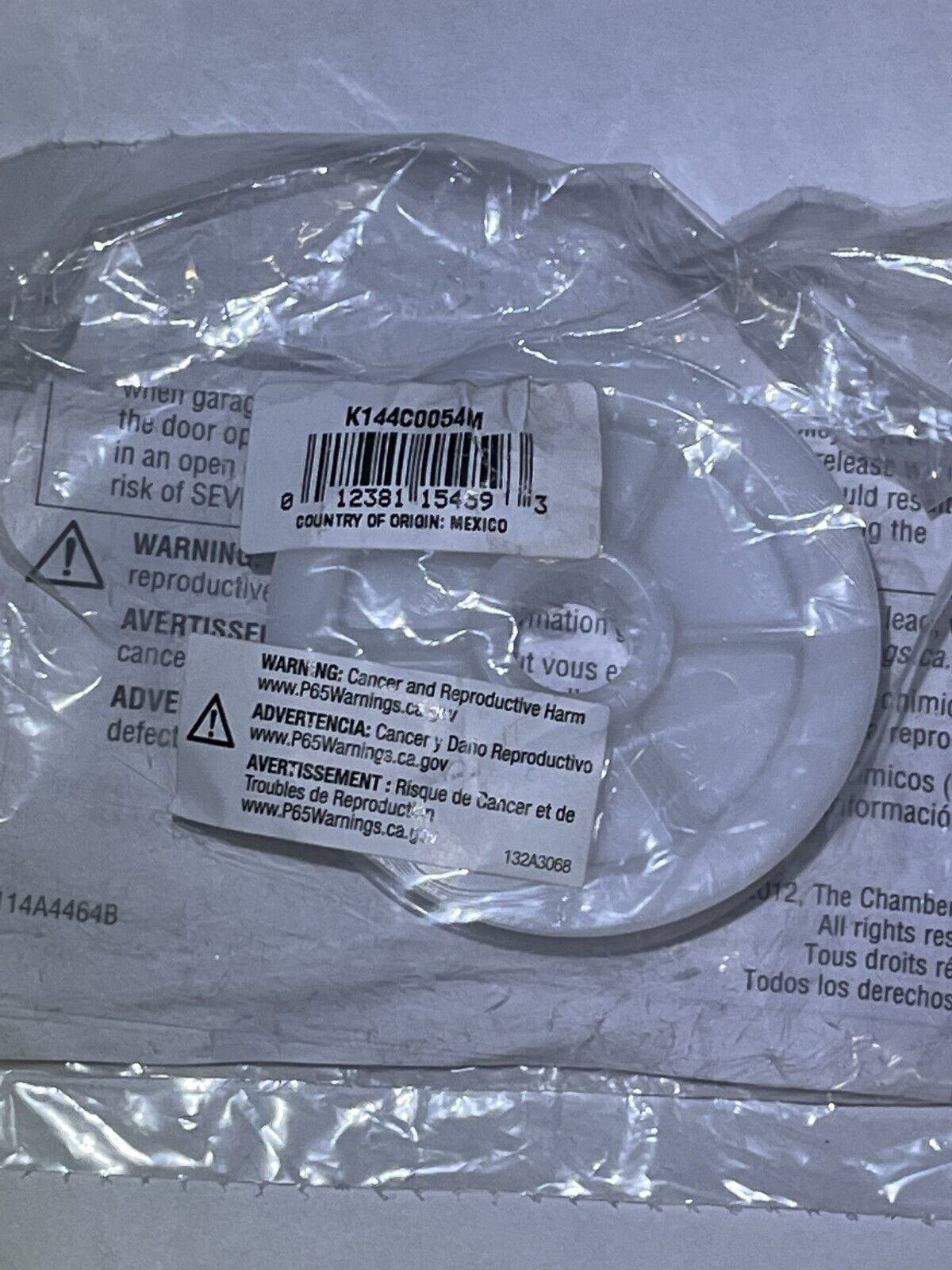 Liftmaster 144C54 Idler Belt Drive Pulley 2″ OD 1/2″ B Garage Door Opene... - $5.50