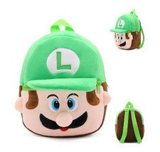 Luigi Plush Backpack School Bag 10&quot; - $21.99