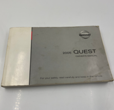 2005 Nissan Quest Owners Manual OEM D03B36050 - $13.49