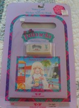 1986 Worlds of Wonder Pamela at the Zoo Voice Card &amp; Sticker Activity Book - $25.73