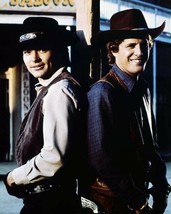 Alias Smith and Jones Pete Duel Ben Murphy back to back by saloon 4x6 photo - £4.69 GBP