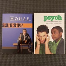 House Season 1 &amp; Psych Season 1 One DVD Set Complete First Season - £5.46 GBP
