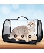 Pet Travel Bag Carrier Crate Animal Portable Foldable Transparent Travel... - $20.88+