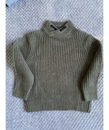 ZARA KIDS Pullover Sweater Jumper Knit In Khaki/green 6yrs/116cm - $11.89 CAD