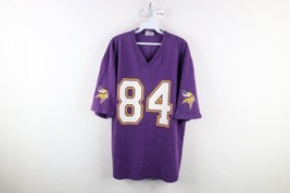 Vintage 90s Mens XL Faded Randy Moss Minnesota Vikings Football Jersey T-Shirt - £46.62 GBP