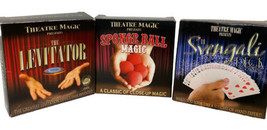 Theatre Magic Lot of 3 Magic Tricks: Sponge balls, Svengali Deck, Levitator - £27.26 GBP