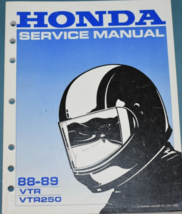 1986 1989 Honda VTR VTR 250 Service Shop Repair Manual OEM 61KV001 - £18.31 GBP