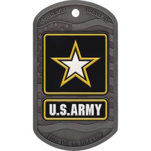 U.S. Army Dog Tag Honor Medallion Wall Decoration Approx. 6&quot;x3&quot; - £22.94 GBP