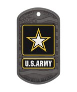U.S. Army Dog Tag Honor Medallion Wall Decoration Approx. 6&quot;x3&quot; - £22.60 GBP