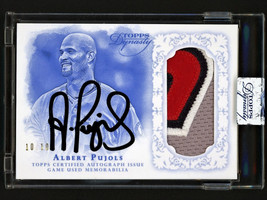 2015 Topps Dynasty Albert Pujols Auto/Jersey Patch #10/10 Card Angels Nice! - £558.25 GBP