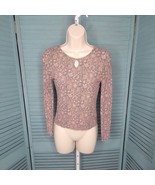 Art Class Cute Girls T-Shirt ~ Sz L {10/12} ~ Gray &amp; Pink ~ Long Sleeve - £9.90 GBP