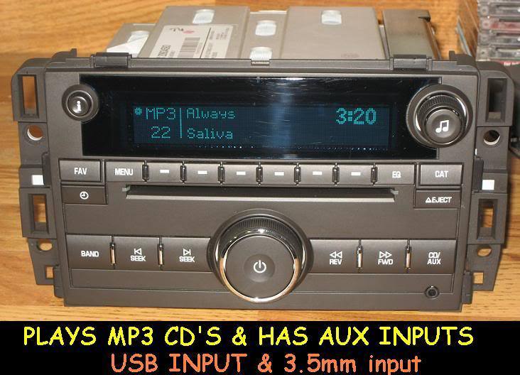 UNLOCKED 2010-2013 Chevy SILVERADO GMC SIERRA CD Radio Ipod USB input & 3.5 MP3 Item image 2