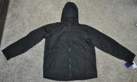 Mens Jacket Hooded Weather Resistant UPF50 Black Hemisphere Tracker Wint... - £62.28 GBP