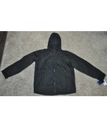 Mens Jacket Hooded Weather Resistant UPF50 Black Hemisphere Tracker Wint... - £62.76 GBP