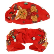  Christmas Rudolph Top Knot Headband - €31,07 EUR