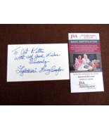 HARRY COOPER &quot;LIGHTHOUSE&quot; 30 PGA WINS GOLFER SIGNED AUTO INDEX CARD JSA ... - £39.01 GBP