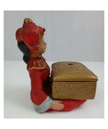 Vintage Ucagco Ceramics Japan Chinese Emperor Holding Golden Trinket Chest - £22.82 GBP