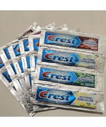 6 Crest Lemon Ice Herbal Mint Vanilla Mint Cinnamon Rush Toothpaste Samp... - $30.00