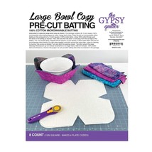 Checker Distributors Large Bowl Cozy Pre Cut Batting 8ct Cotton - $34.99