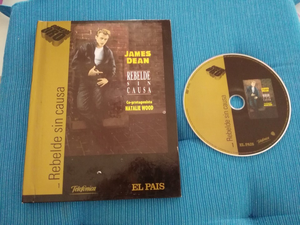 REBELDE Sin Causa DVD + Libro James Dean Spagnolo Inglese Am - $26.46
