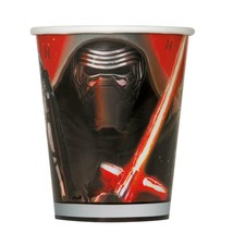 Star Wars The Force Awakens Paper Cups Birthday Party Supplies 9 oz 8 Ct  Unique - $2.95