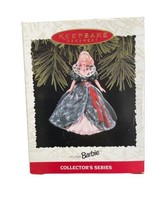 Barbie Hallmark Keepsake Ornament Holiday Collector&#39;s Series #3 Green Gown - £10.38 GBP