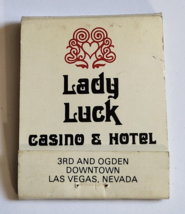 LADY LUCK CASINO HOTEL LAS VEGAS NEVADA USA ADVERTISING MATCHBOOK COVER ... - $18.99